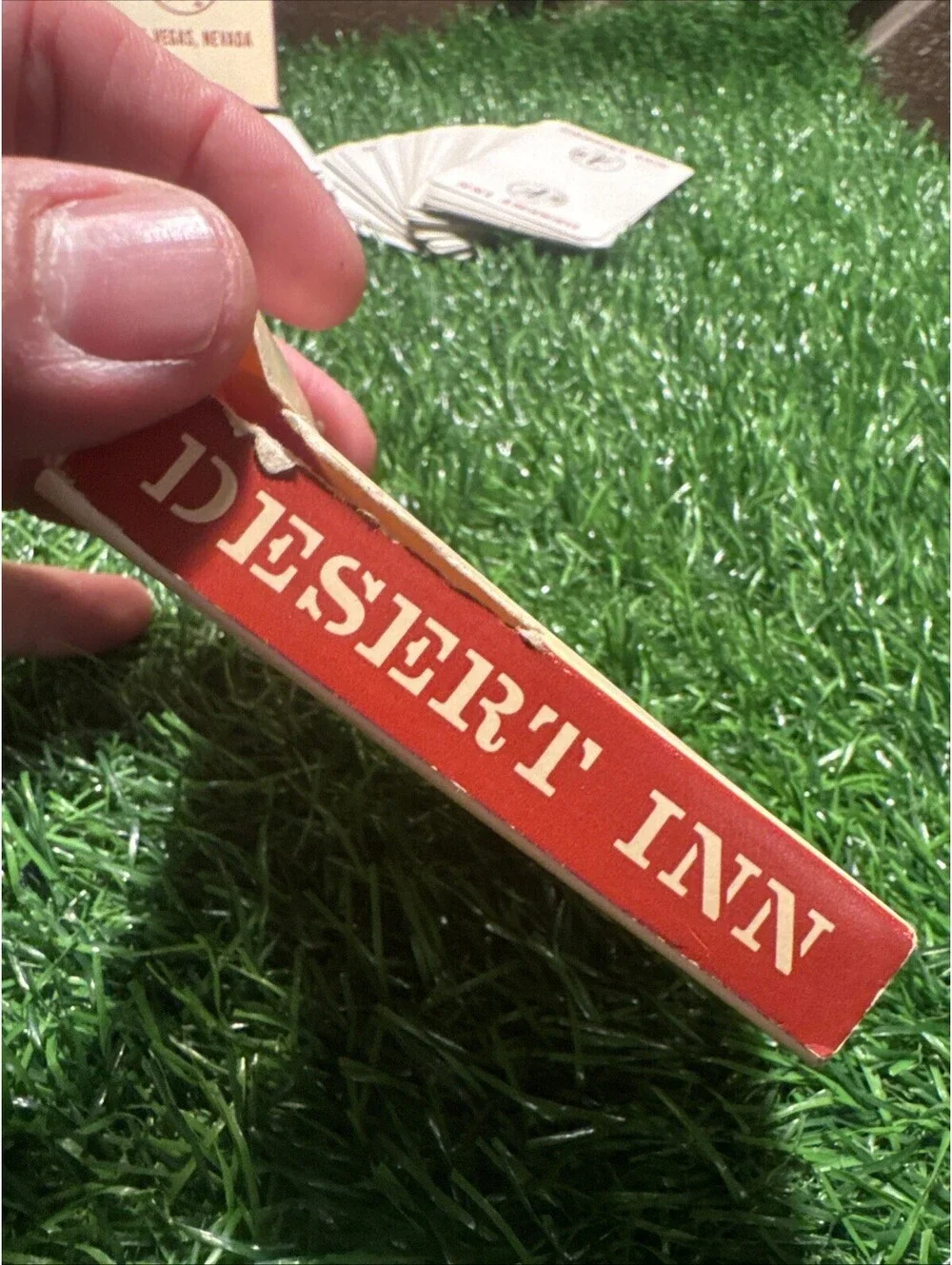 VTG Desert Inn Las Vegas 2 Deck Cards Cancelled Golf Logo